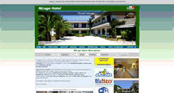 Desktop Screenshot of hotelmirage.eu