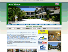 Tablet Screenshot of hotelmirage.com